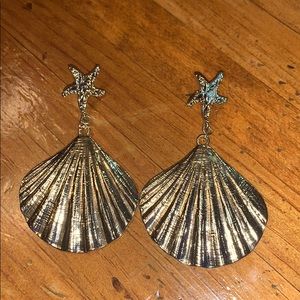 Seashell earrings